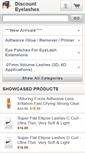 Mobile Screenshot of discounteyelashes.com